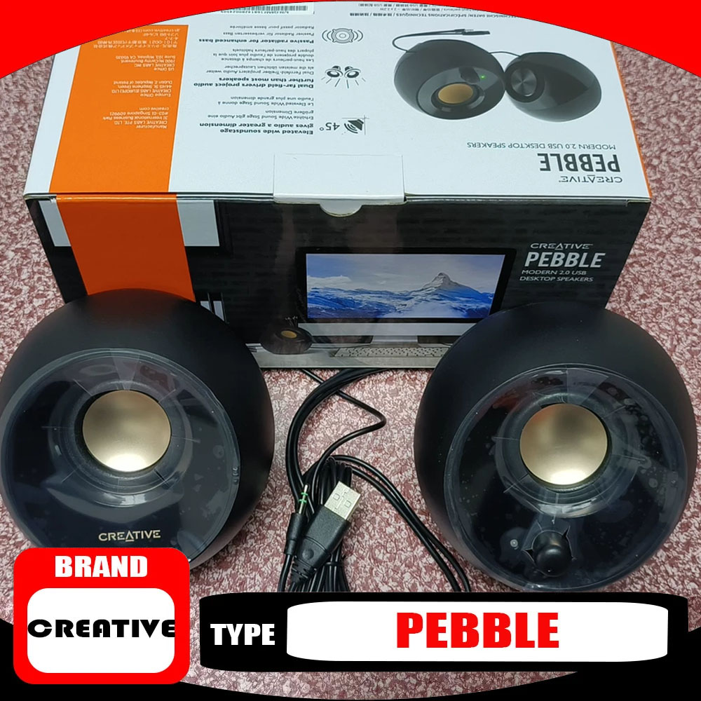 Gaming Speaker 2.1 - Altavoz Creativo con Forma de Piedra,