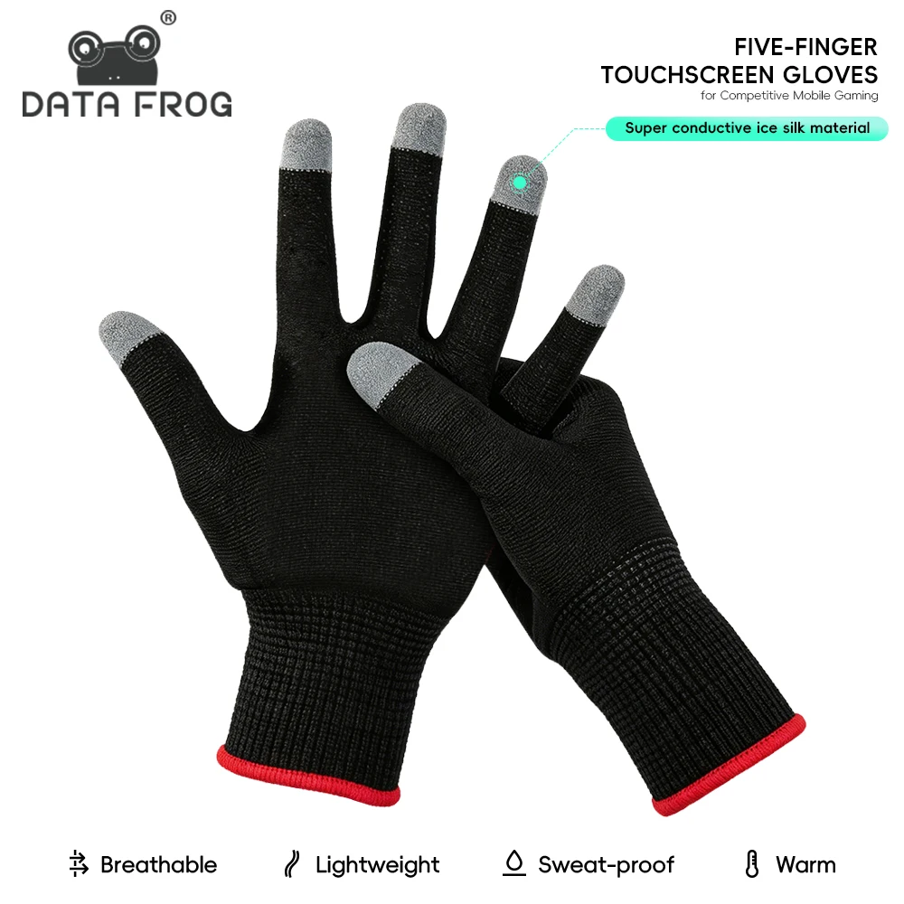 Esports Gaming Finger Sleeve - Guantes de Juego Data Frog E-Sports,