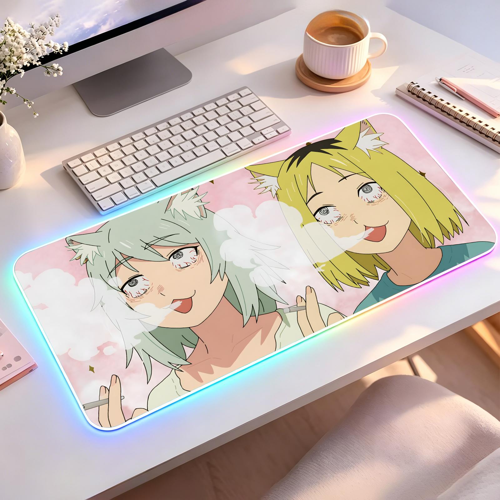 Mouse Pad Extended Rgb - Alfombrilla de ratón grande RGB retroiluminada