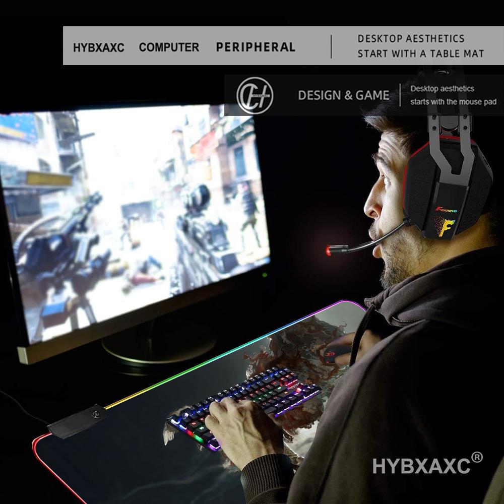 Alfombrilla de ratón para jueg - Mouse Pad Extended Rgb reseña y precio