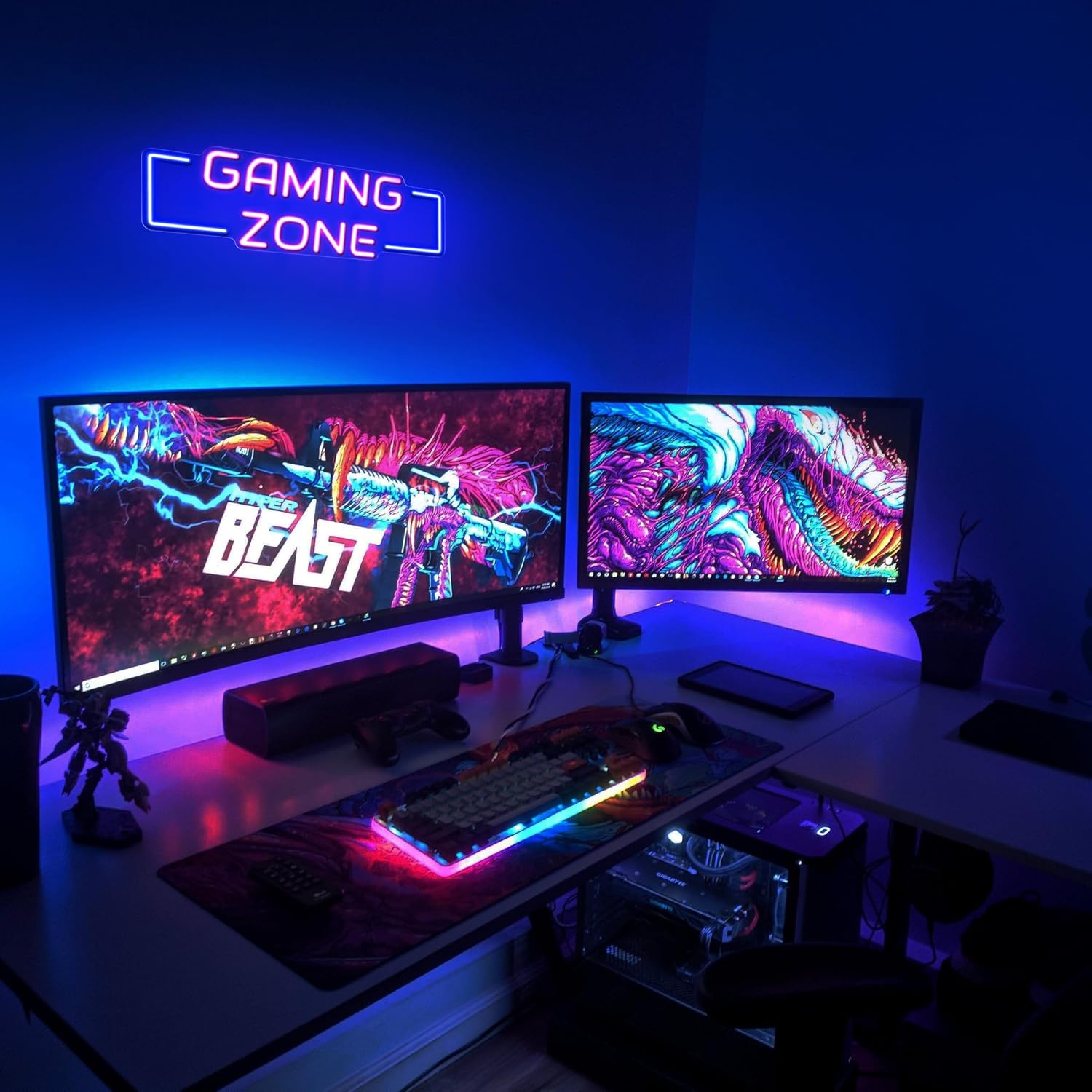 Letrero de Neón para Zona de J - Esports Gaming Bar reseña y precio
