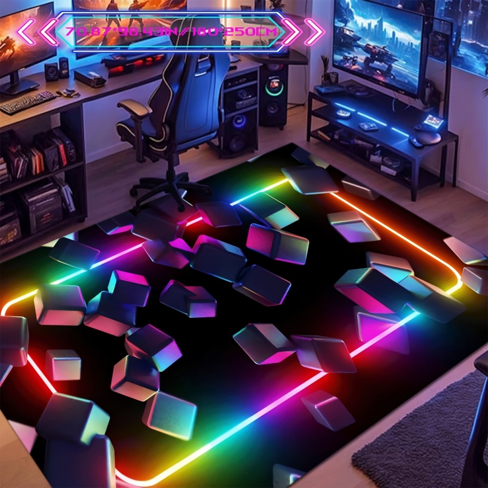 VIKAMA Alfombra para juegos Di - Esports Gaming Cafe reseña y precio