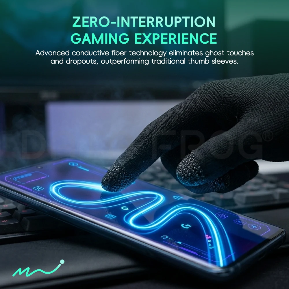 Guantes de Juego Data Frog E-S - Esports Gaming Finger Sleeve reseña y precio