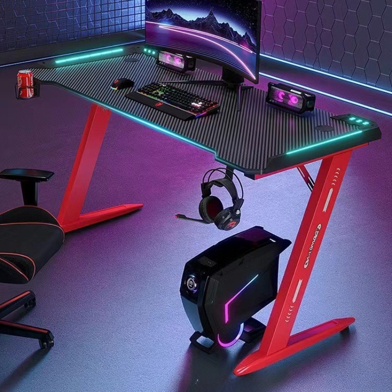 Escritorio Gaming RGB de Fibra - Esports Gaming Cafe reseña y precio