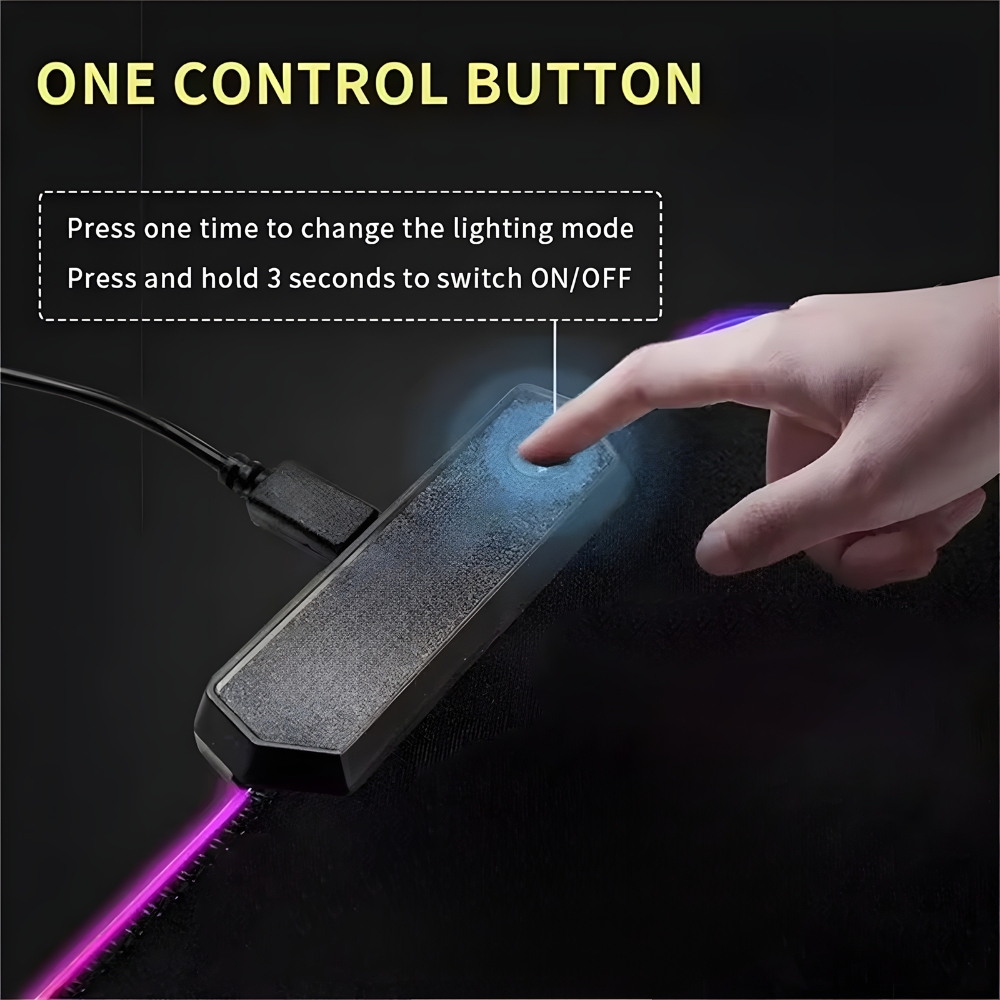 Alfombrilla de ratón grande co - Mouse Pad Extended Rgb reseña y precio