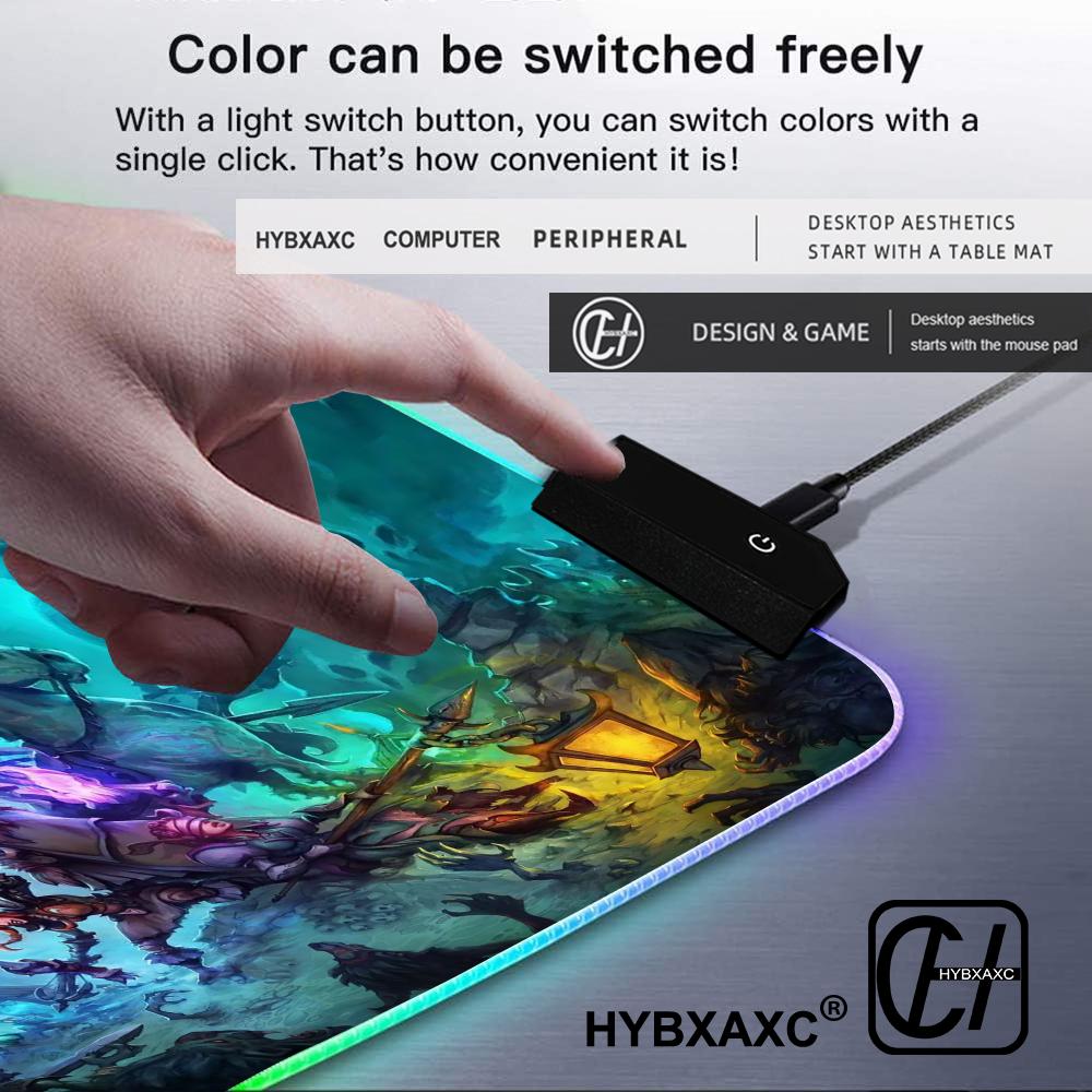 Alfombrilla de Ratón LED HD RG - Mouse Pad Extended Rgb reseña y precio