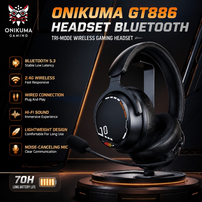 Auriculares para Juegos ONIKUM - Esports Gaming Bar reseña y precio