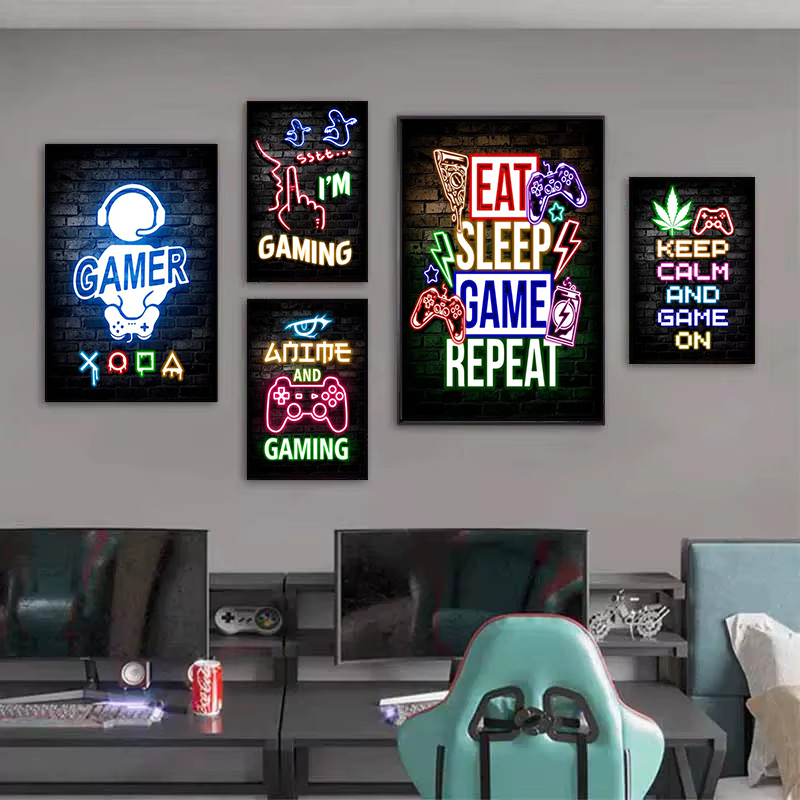 1 Pieza de Lienzo sin Marco co - Esports Gaming Room reseña y precio