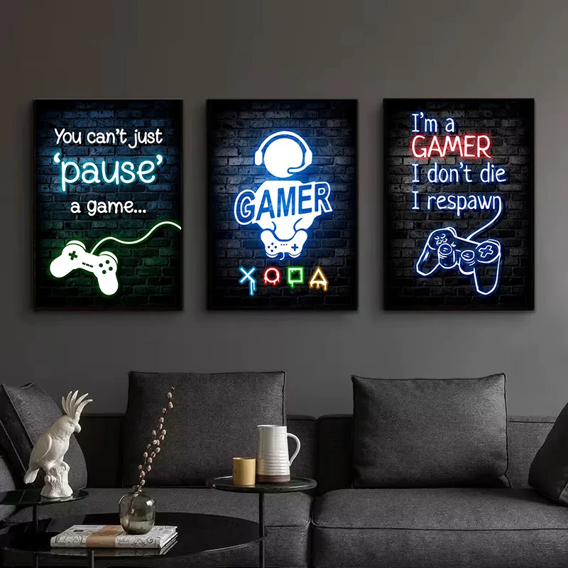 1 Pieza de Lienzo sin Marco co - Esports Gaming Room reseña y precio