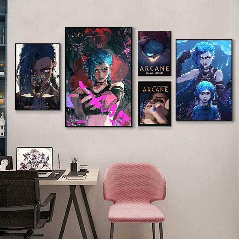 Póster de Arcane Jinx en forma - Esports Gaming Room reseña y precio