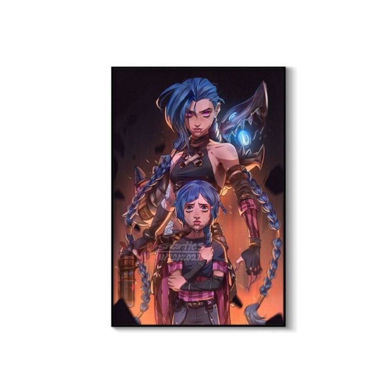 Póster de Arcane Jinx en forma - Esports Gaming Room reseña y precio