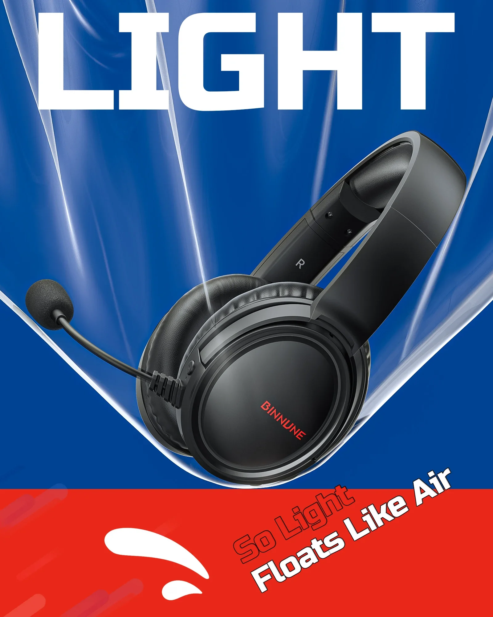 BINNUNE BW02 auriculares inalá - Gaming Headset 7.1 reseña y precio