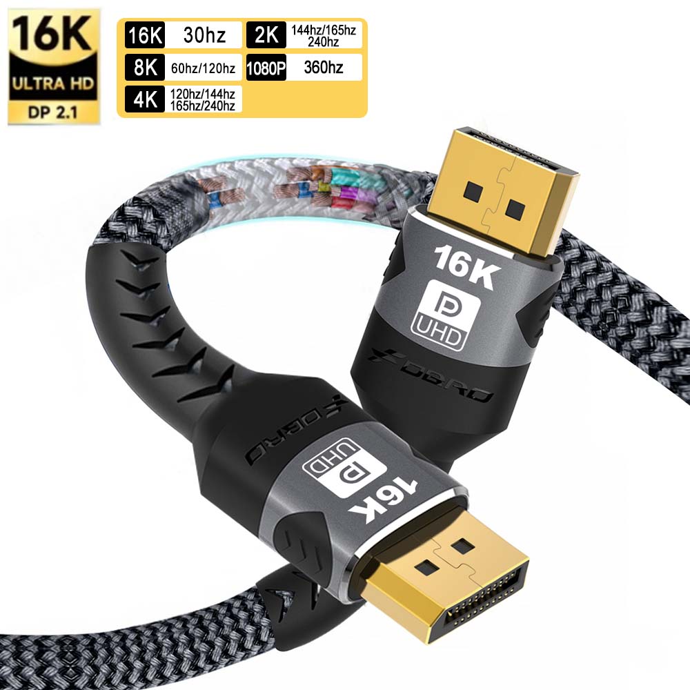 Cable DisplayPort 16K DP 2.1,  - Gaming Speaker 2.1 reseña y precio
