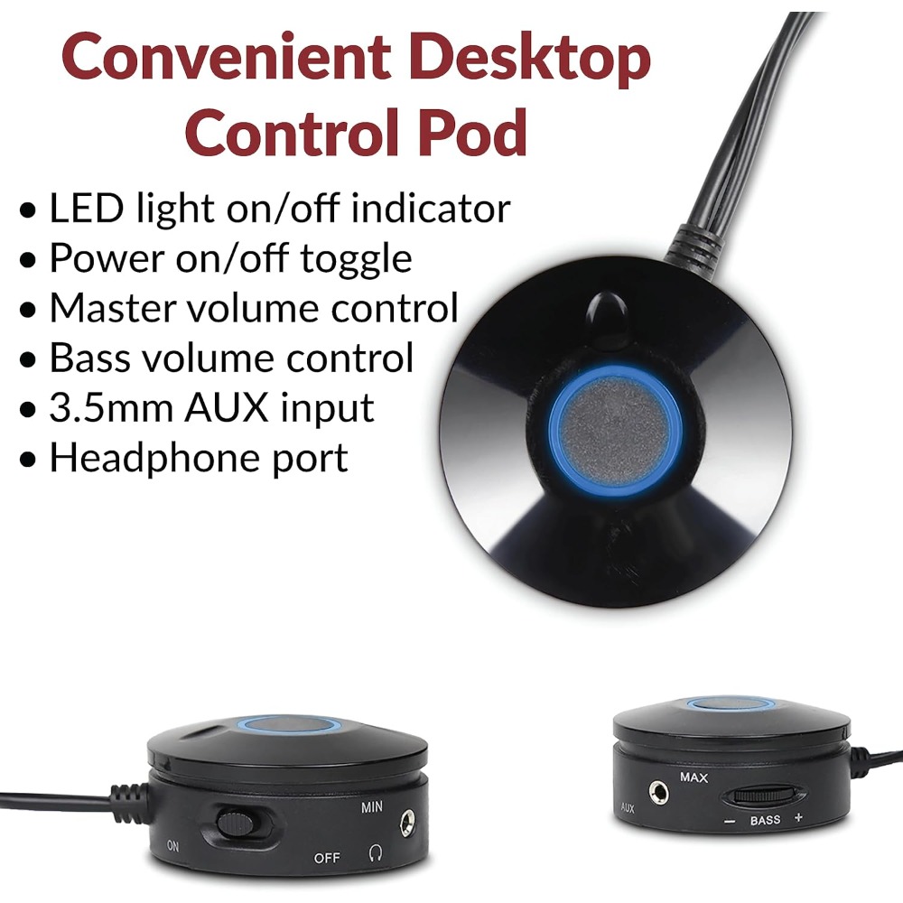 Sistema de Altavoces Multimedi - Gaming Speaker 2.1 reseña y precio