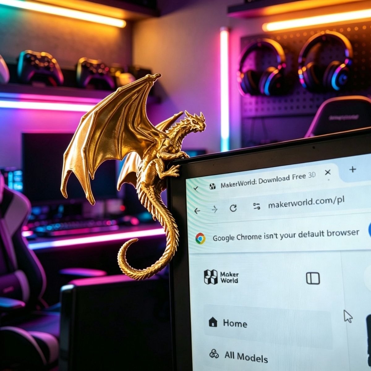 Figura Decorativa de Dragón pa - Esports Gaming Monitor reseña y precio