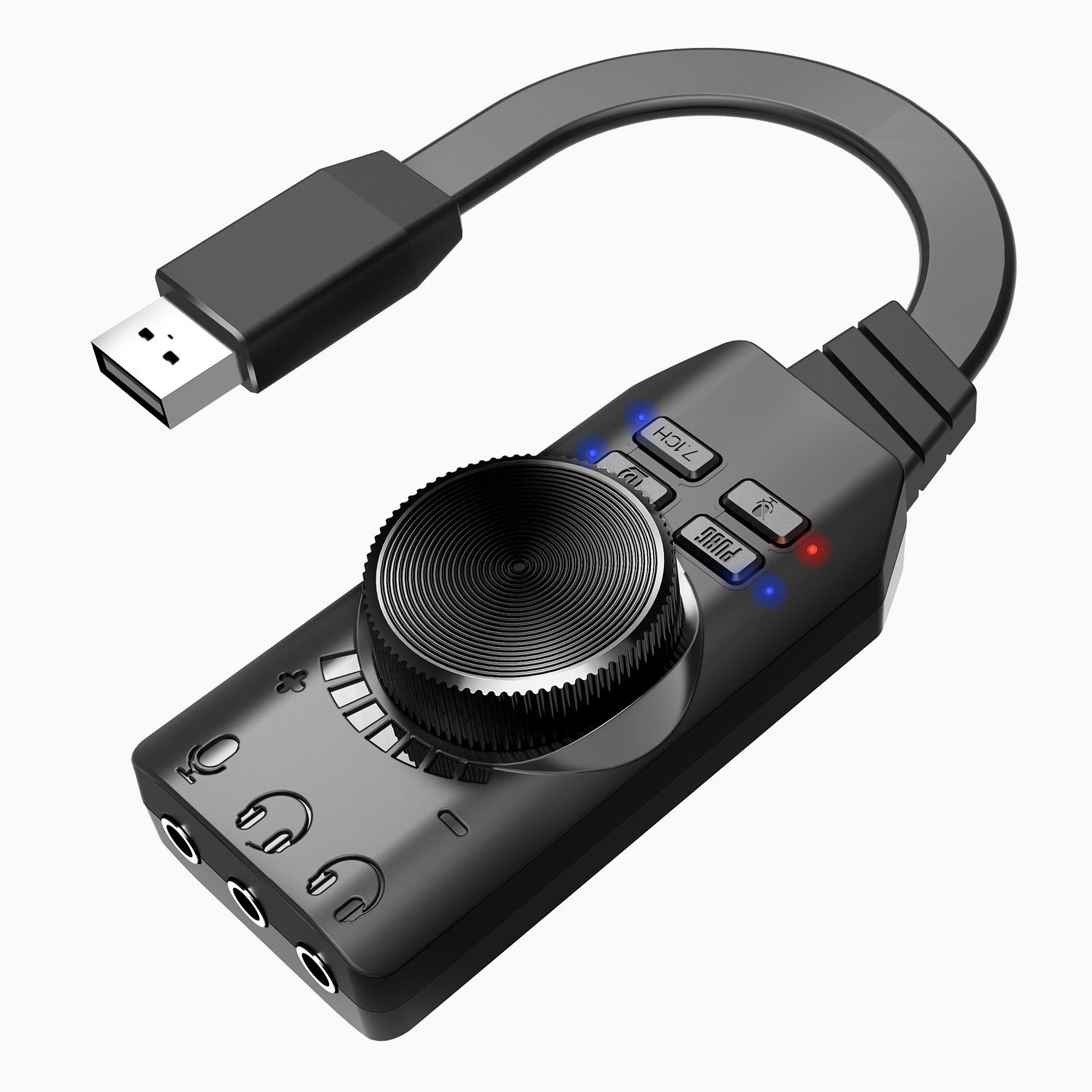 Adaptador USB de 3.5mm y 7.1 c - Gaming Headset 7.1 reseña y precio